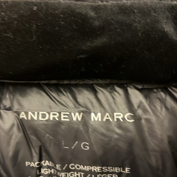 Andrew Marc LARGE Women’s Down Jacket Black - Picture 3 of 9